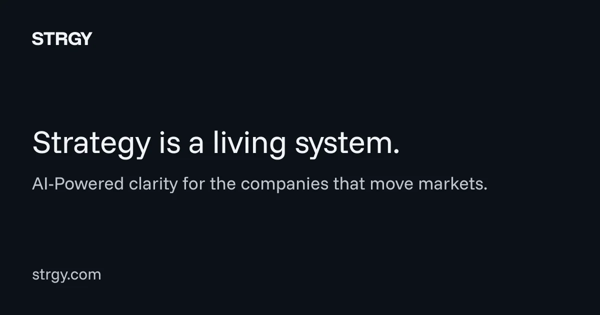 STRGY AI header image