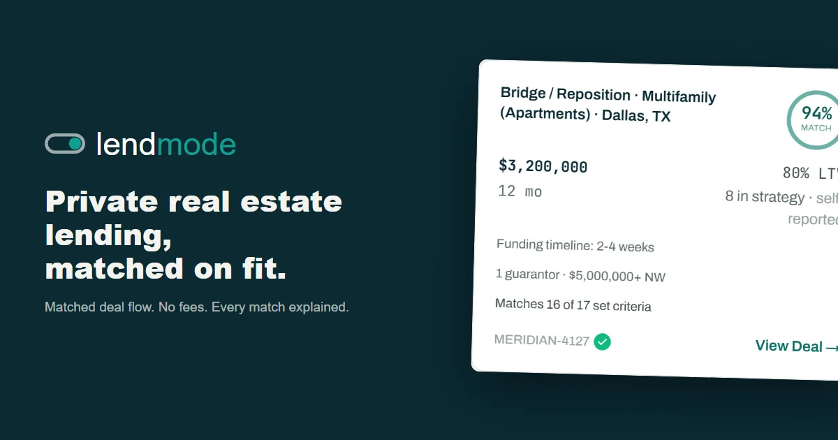 Lendmode header image