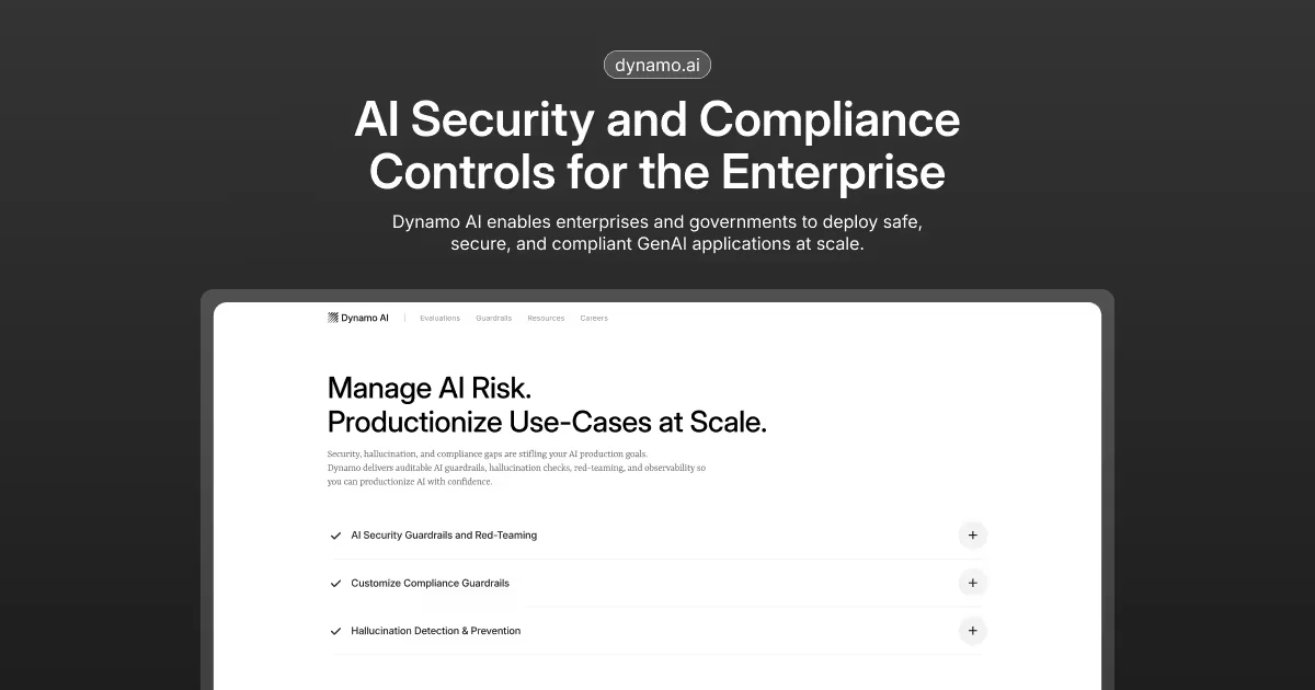 Dynamo AI header image