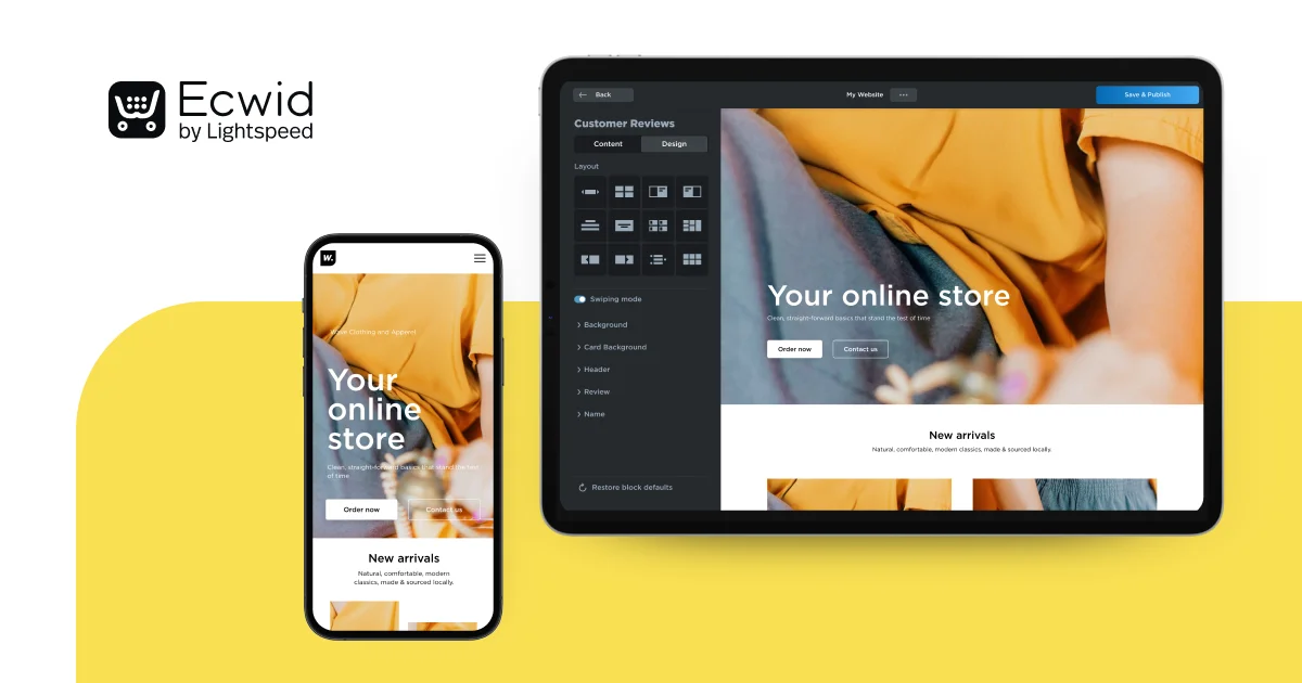 Ecwid header image
