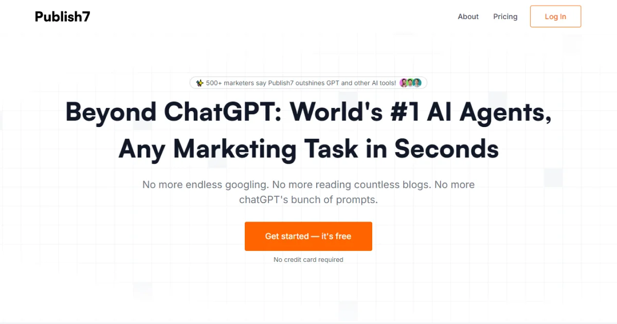 Publish7 header image