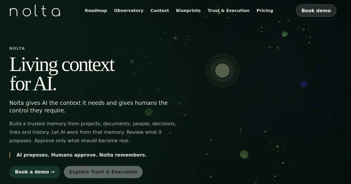 Nolta pricing page