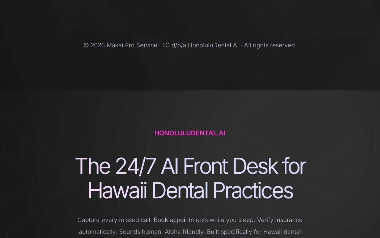 Honoluludental header image