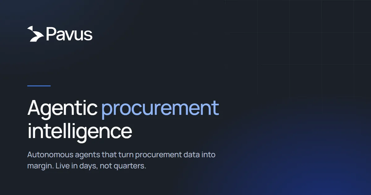 Pavus AI header image