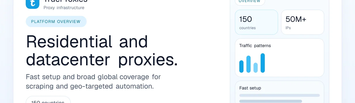 TrueProxies header image
