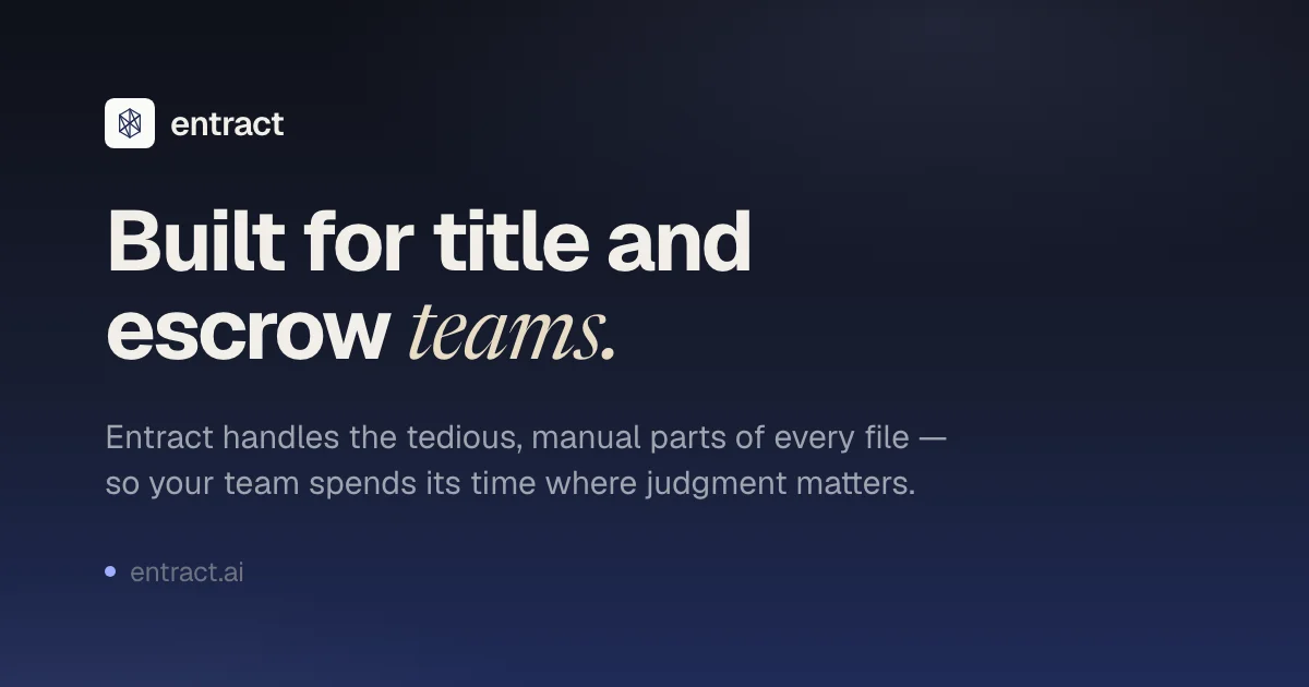 Entract Technologies, . header image