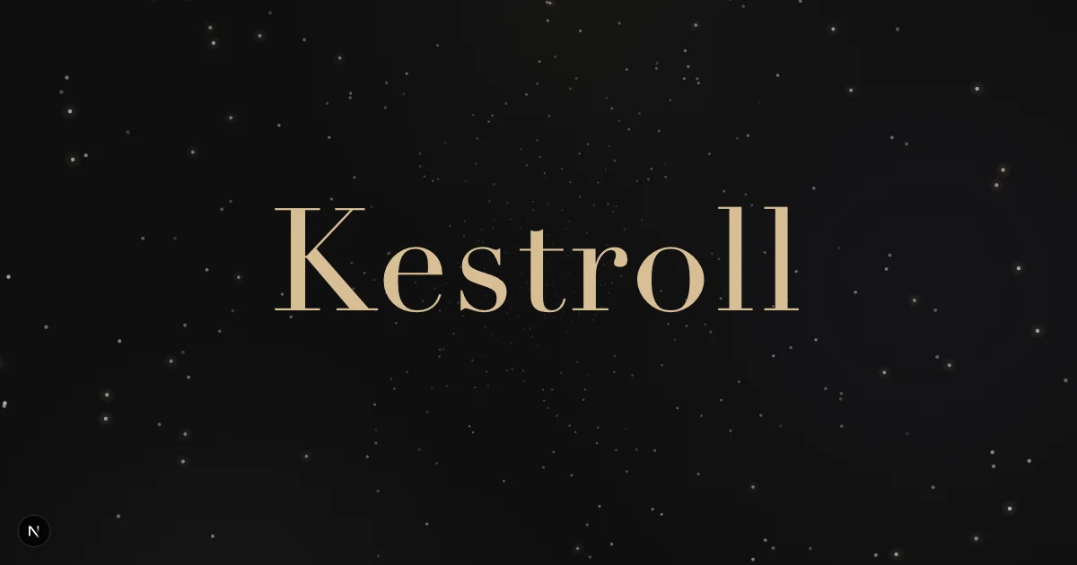 Kestroll header image