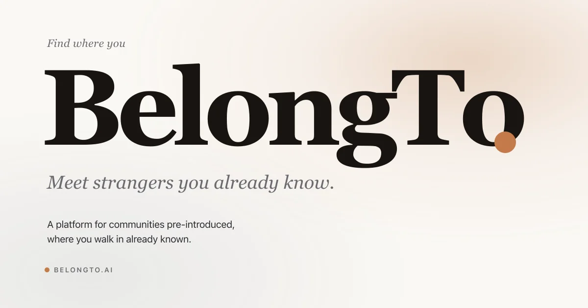 Belongto header image