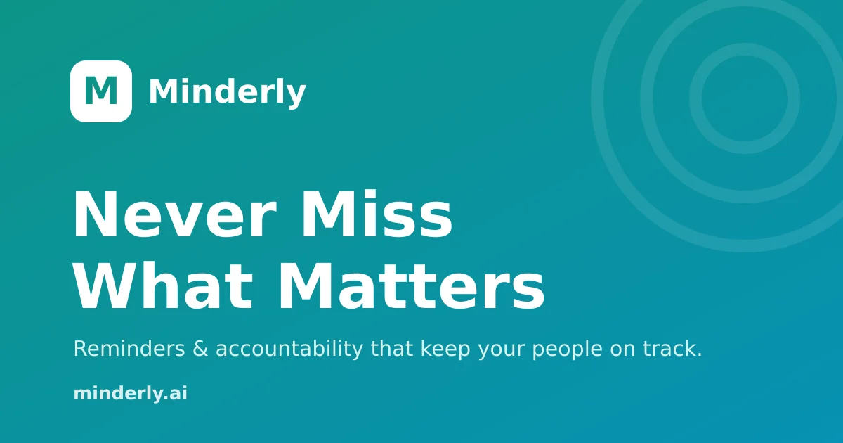 Minderly header image