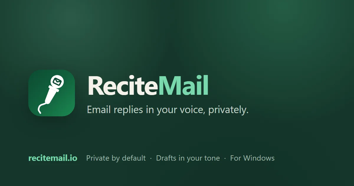 Recitemail header image