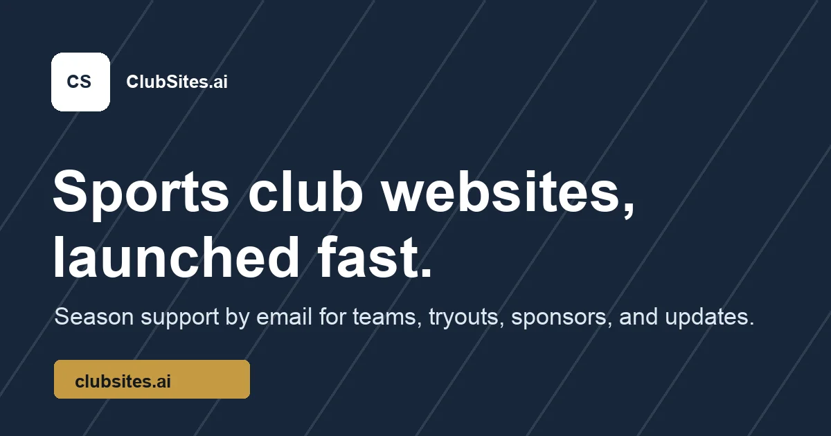 Clubsites header image