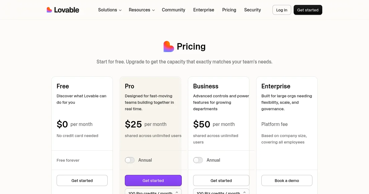 Comcenter pricing page