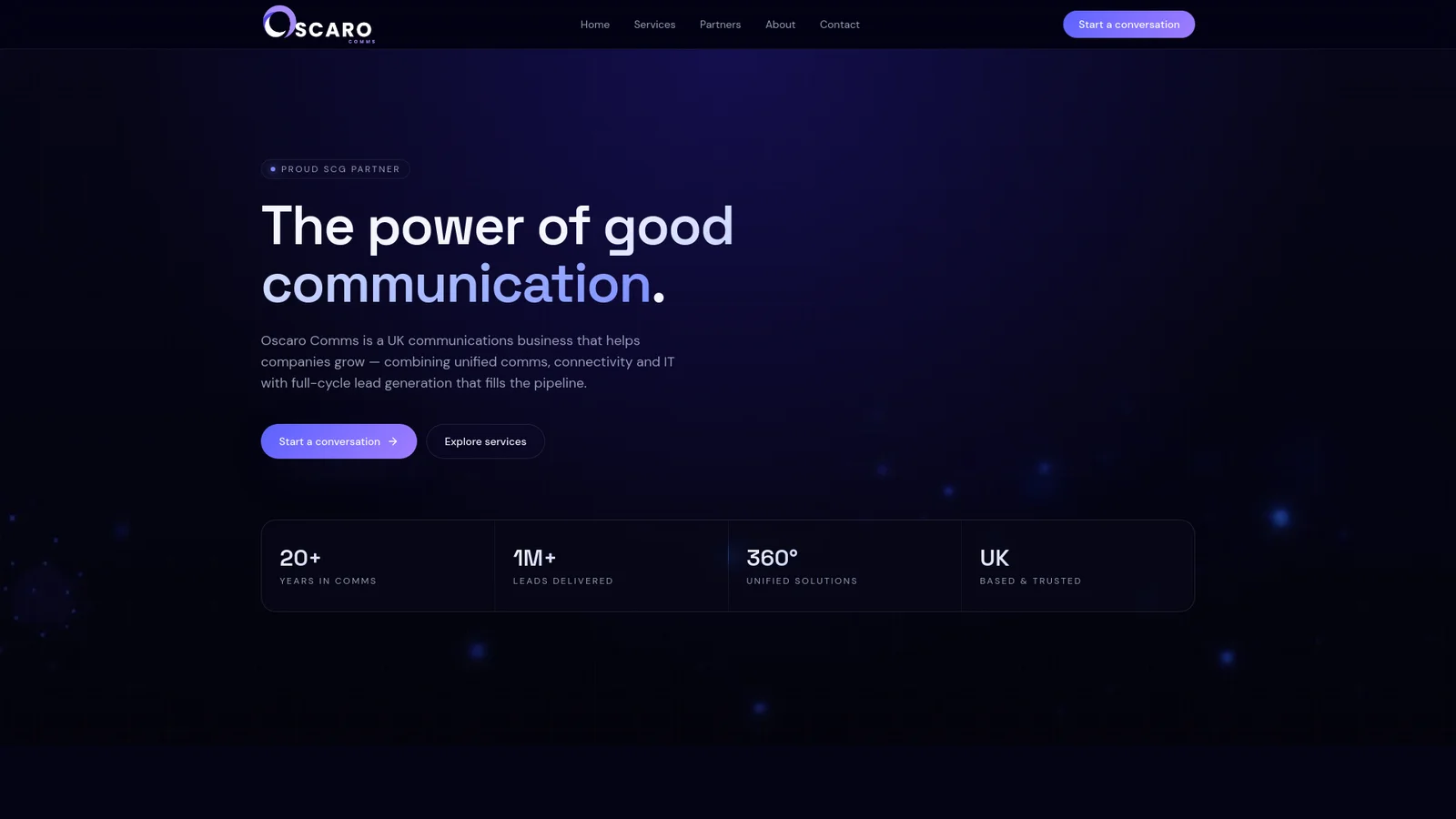 Oscaro Comms header image