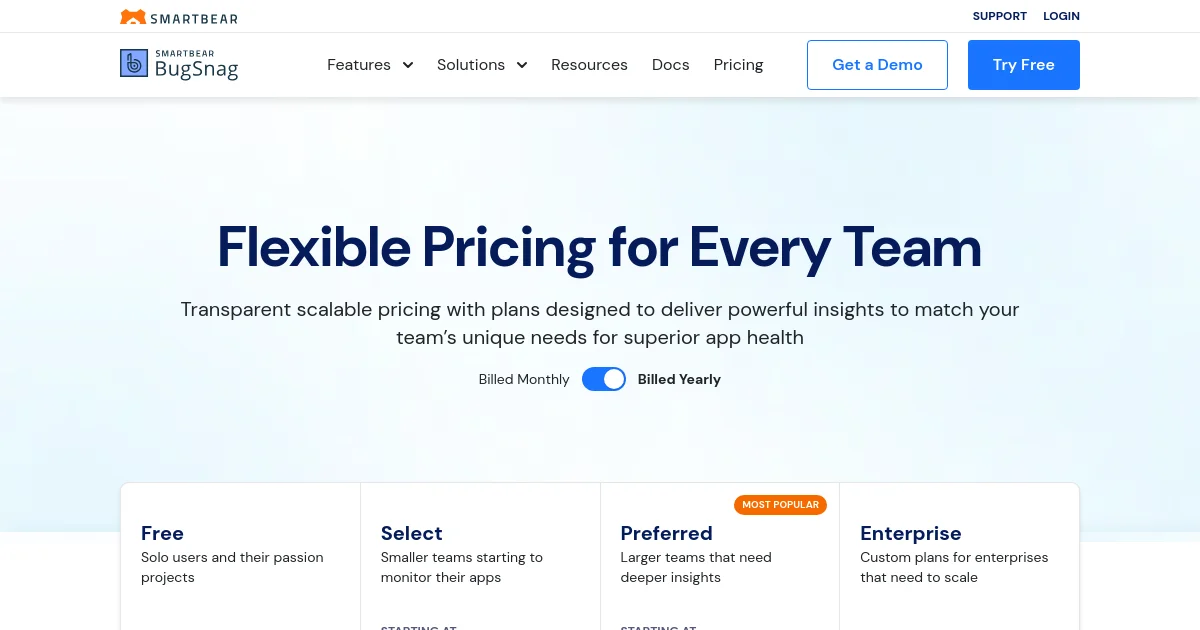 Aspecto pricing page
