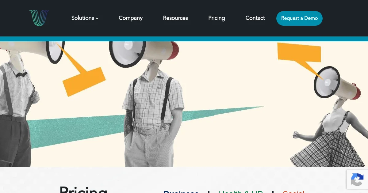 VoiceSense pricing page