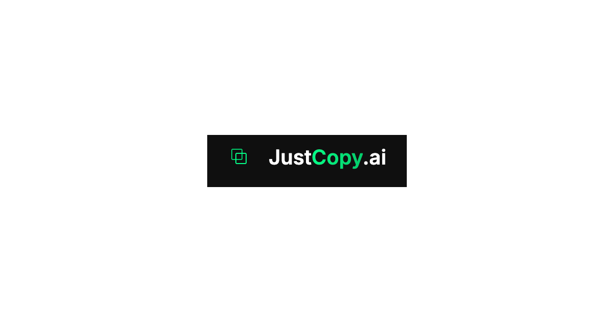 JustCopy.ai header image