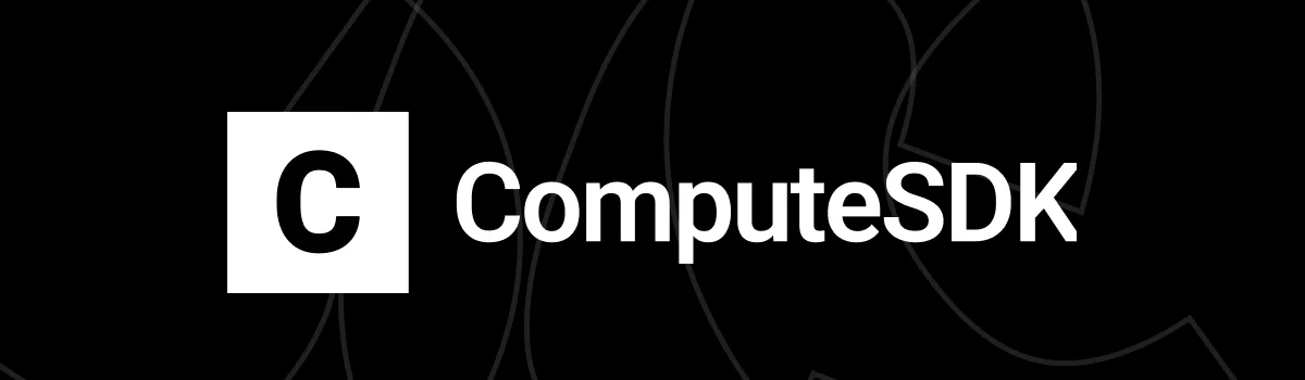 ComputeSDK header image