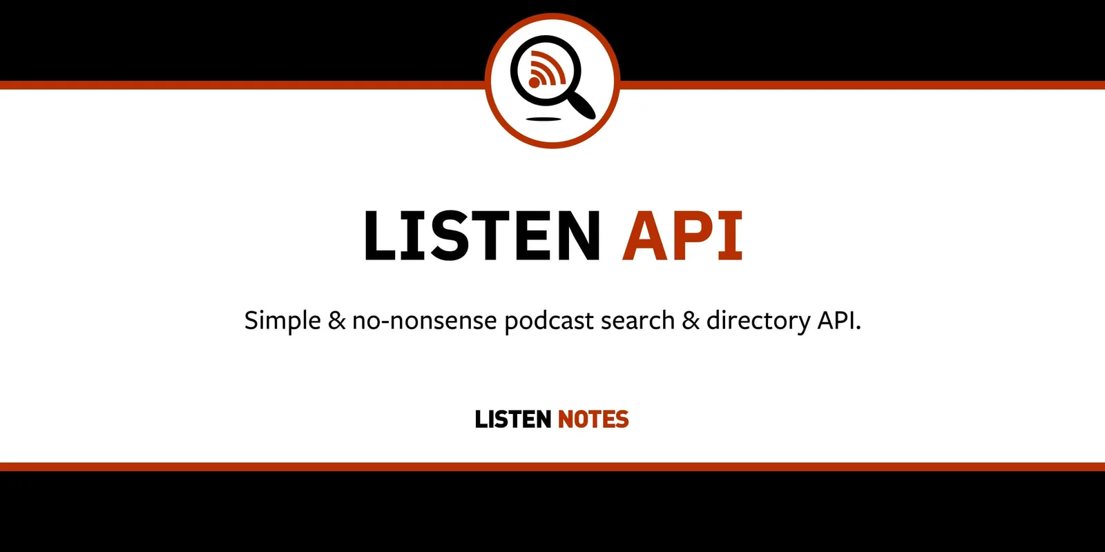 Listenapi header image