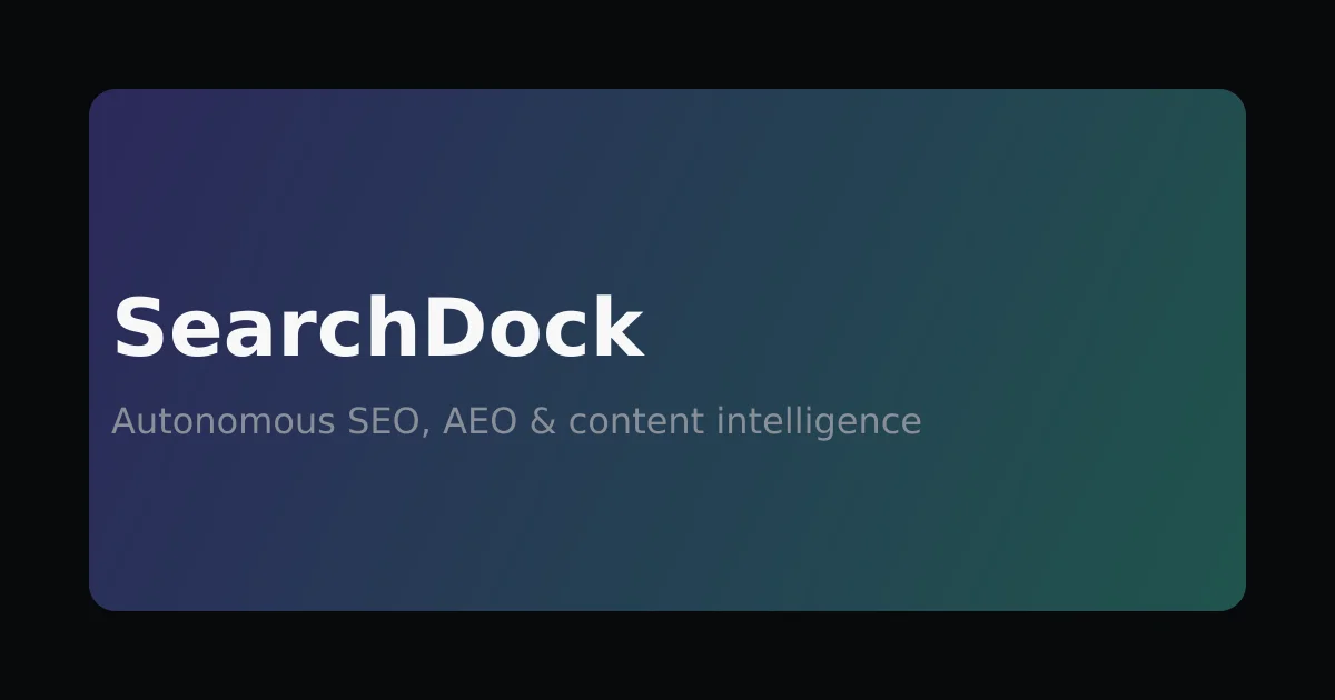 Searchdock header image