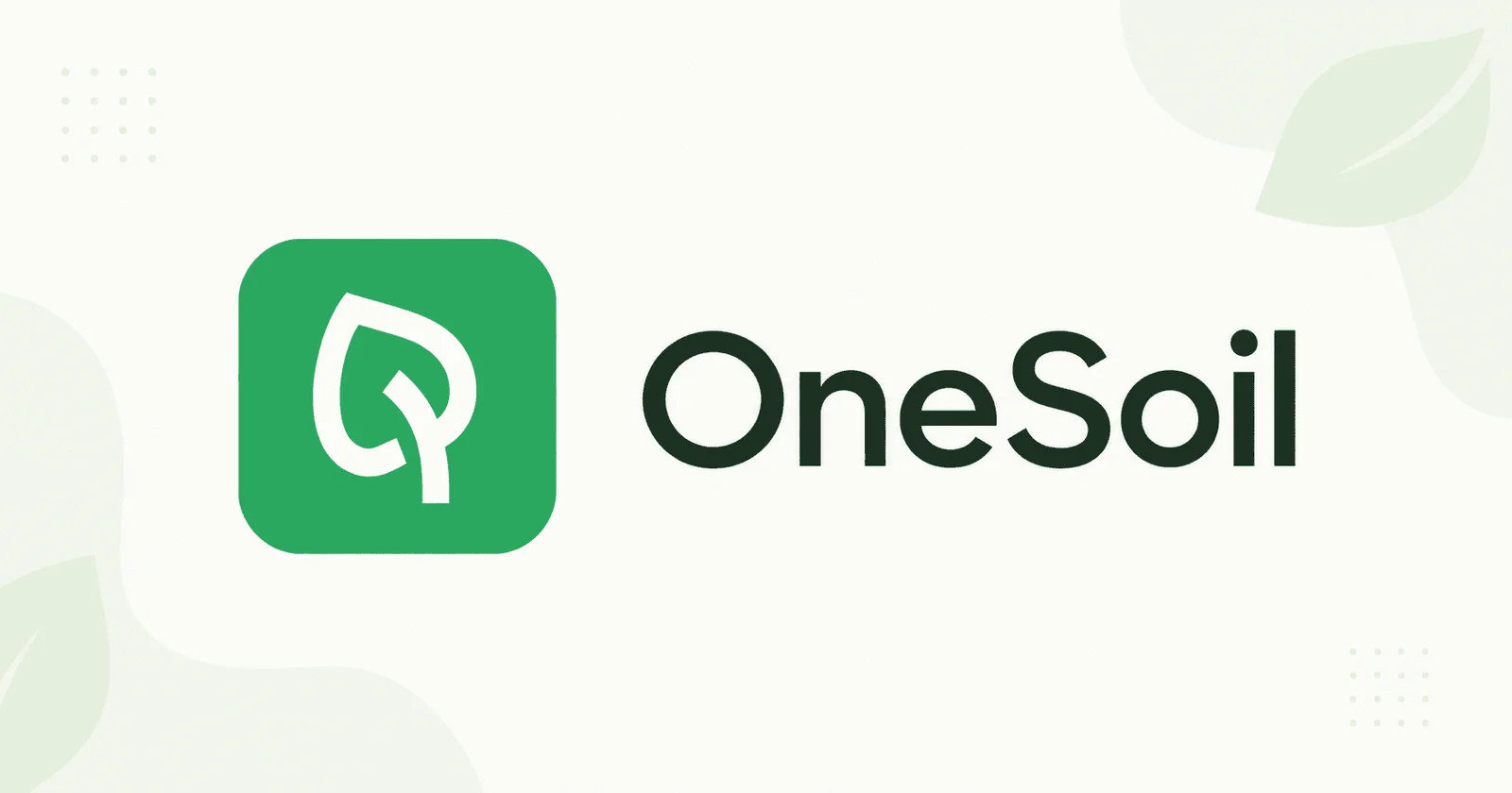 OneSoil header image