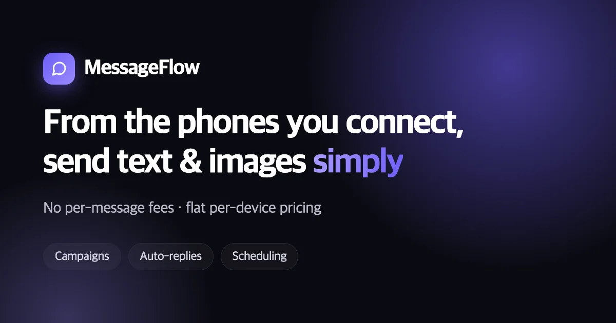 Messageflow header image
