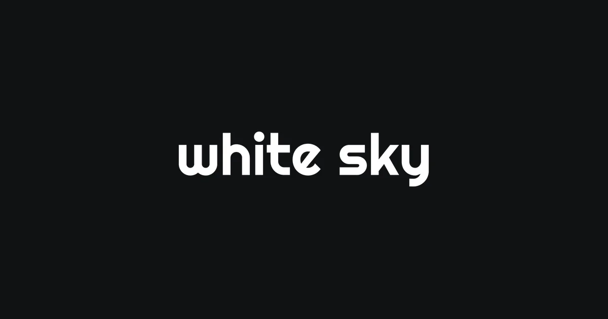 White Sky header image