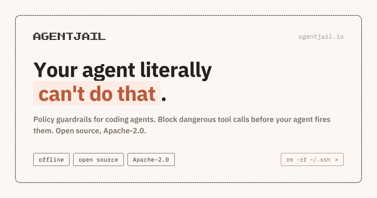 Agentjail header image