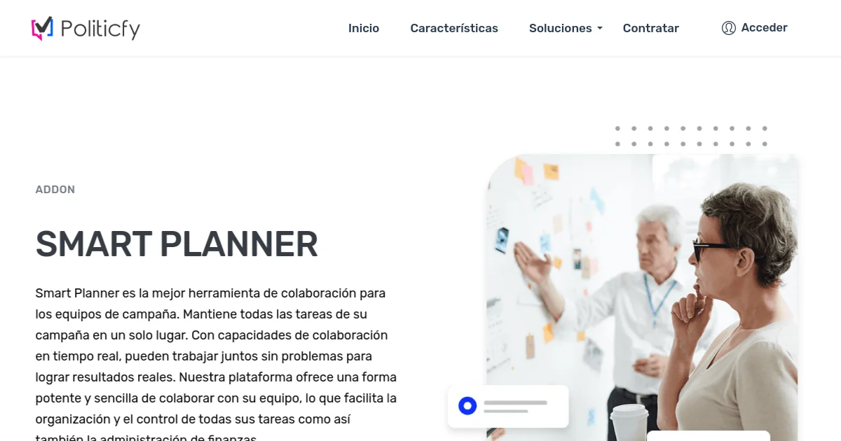 Politicfy pricing page