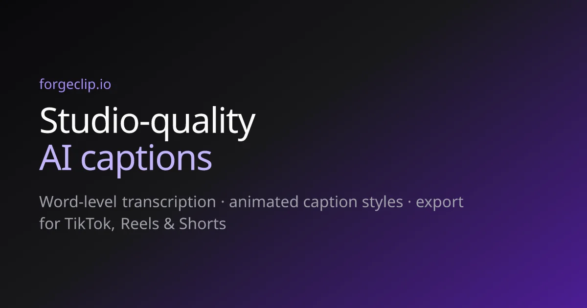 Forgeclip header image