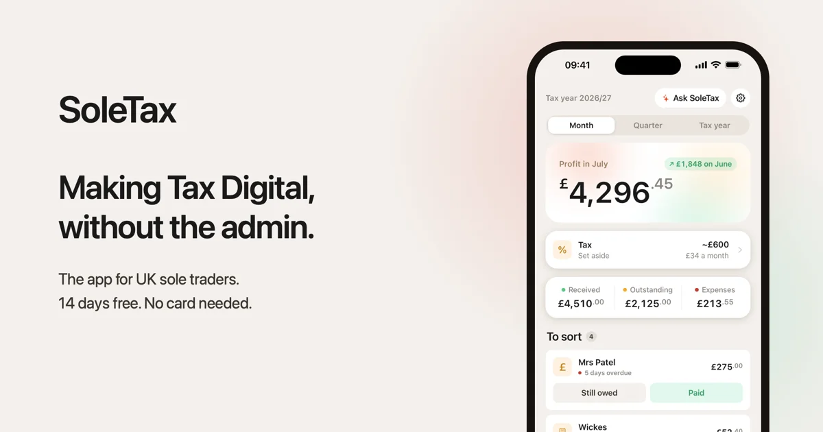 Soletax header image