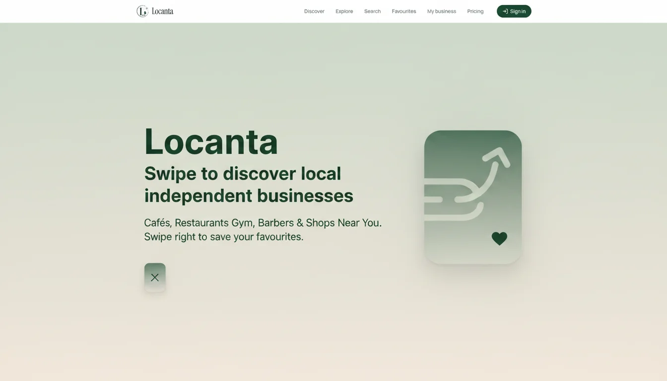 Discover Locanta header image