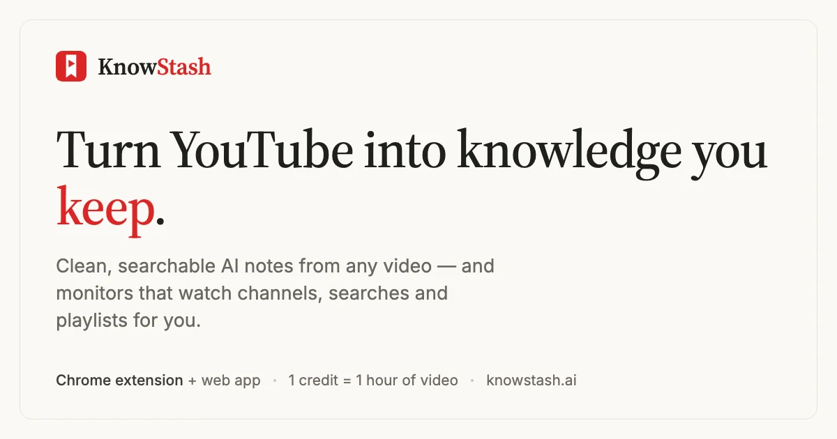 Knowstash header image