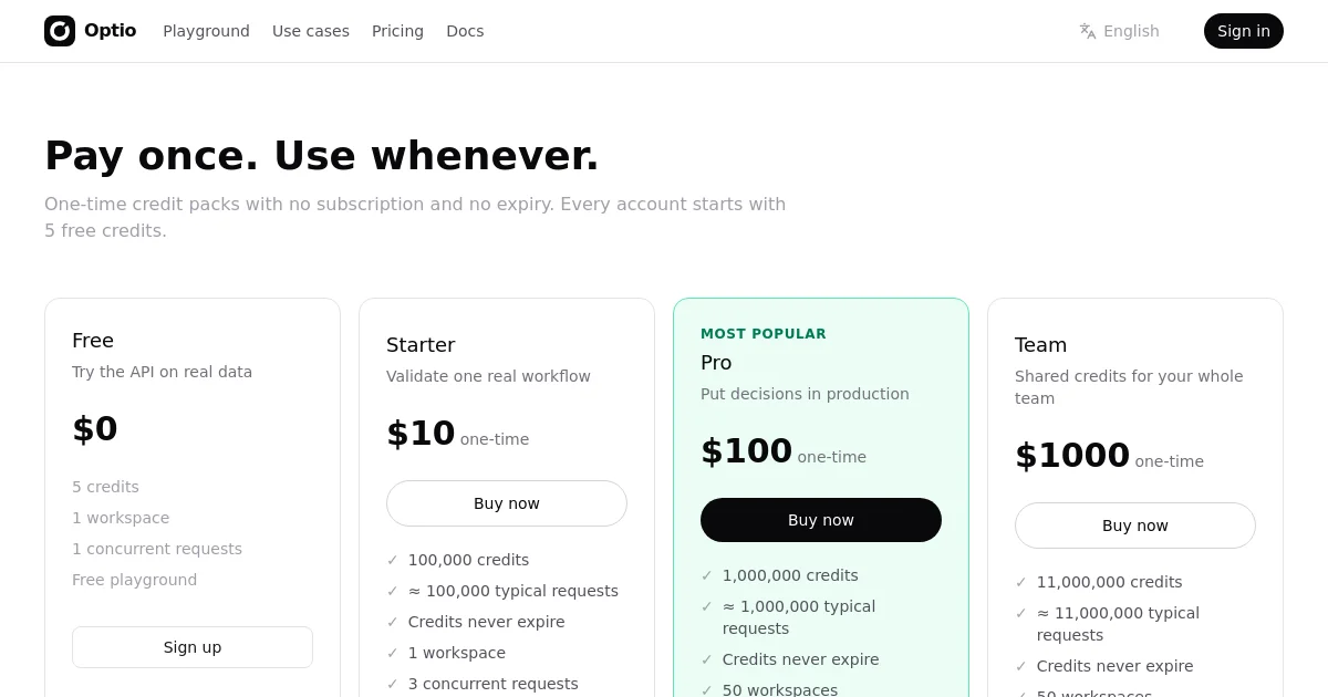 Jev AI pricing page