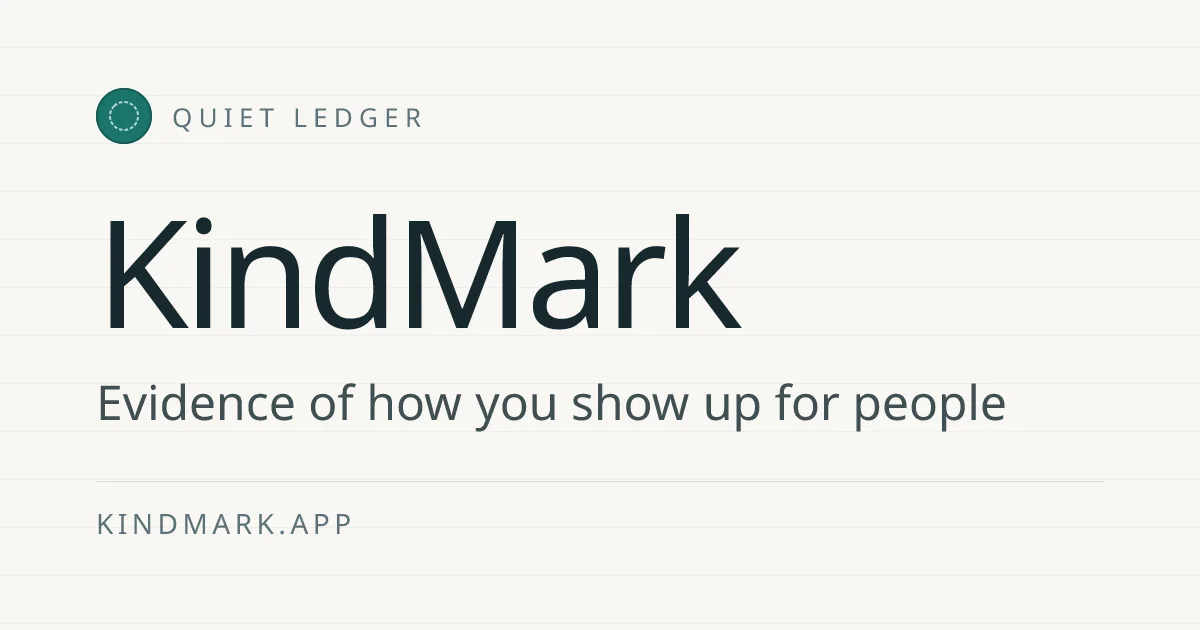 Kindmark header image