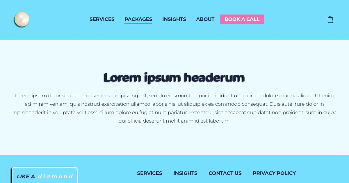 Pearlescent Insight pricing page