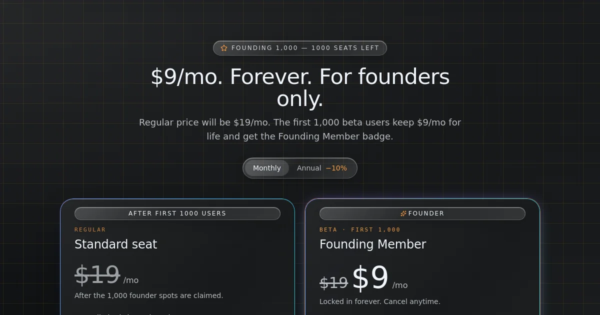 Hypeforce pricing page