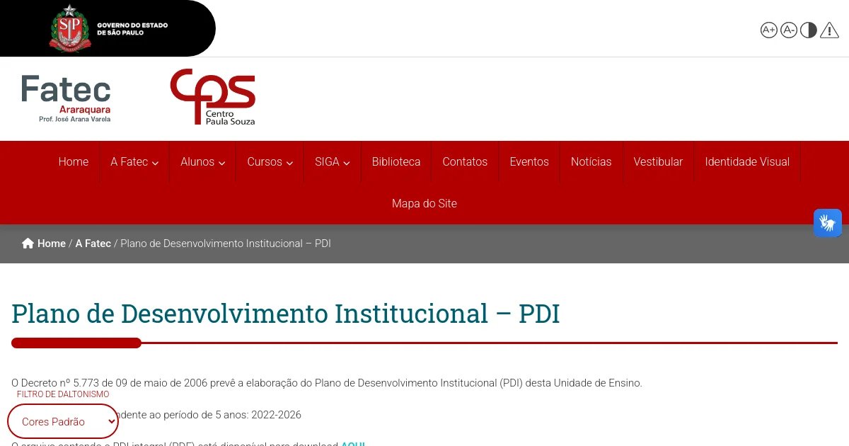 Fatec Prof José Arana Varela pricing page