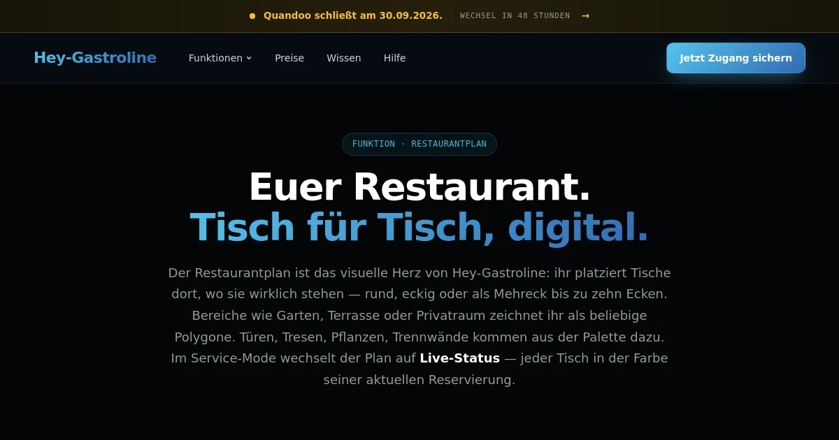 Hey Gastroline pricing page