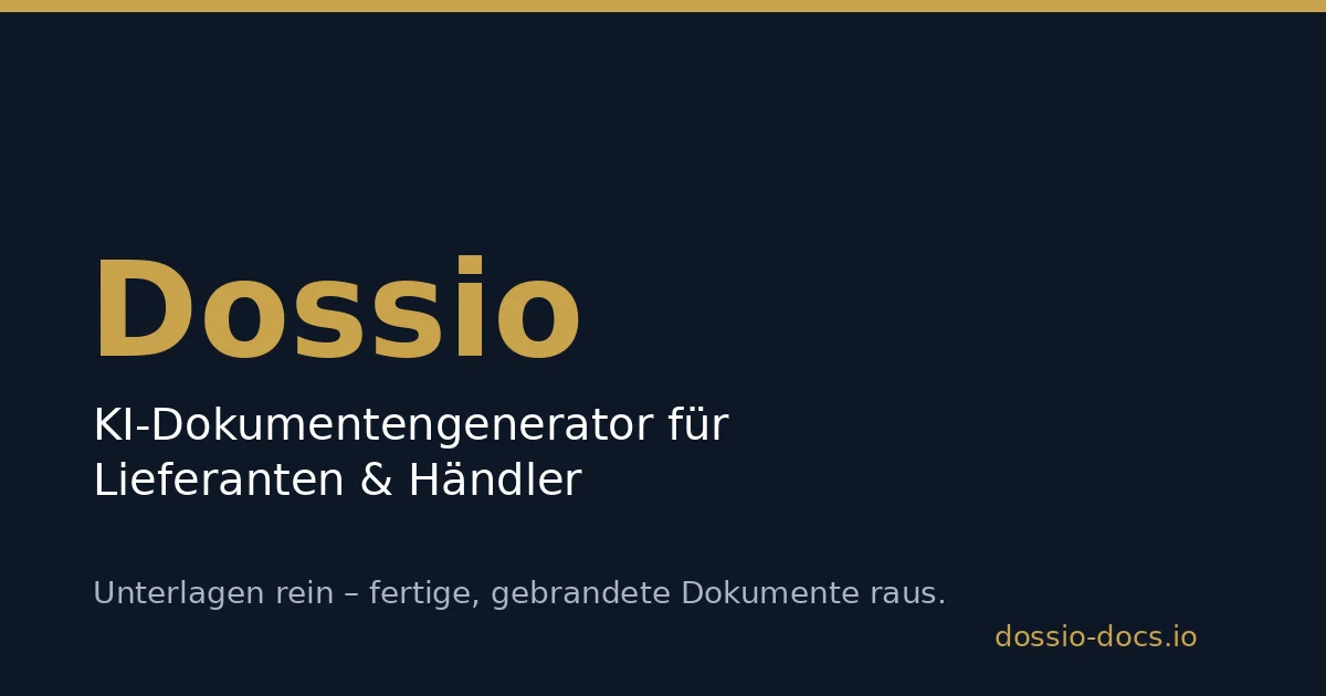 Dossio Docs header image