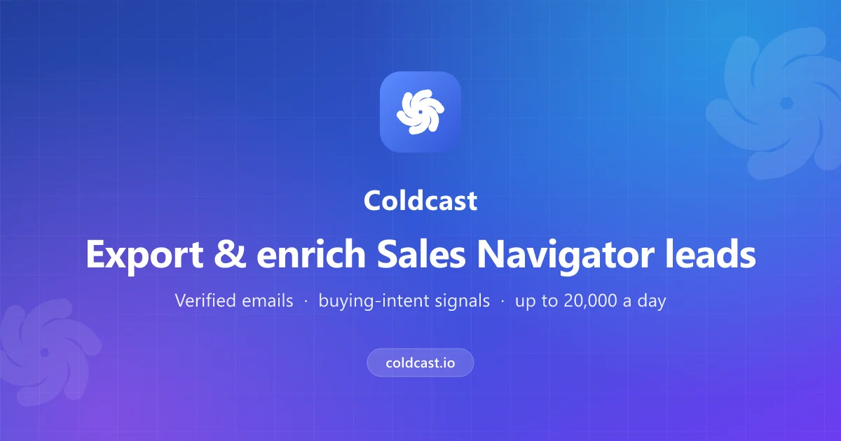 Coldcast header image