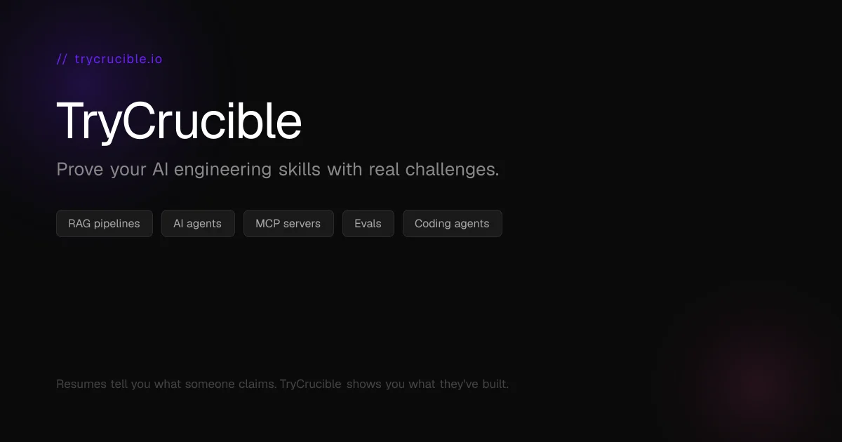 Trycrucible header image