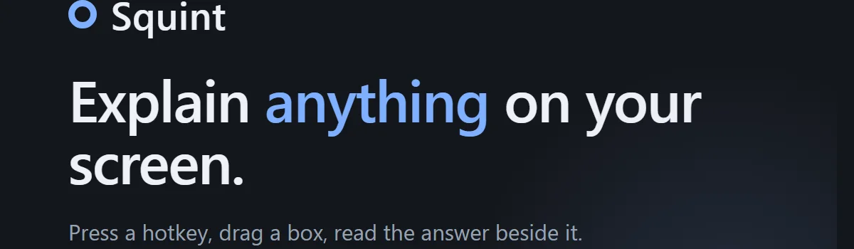 Squint header image
