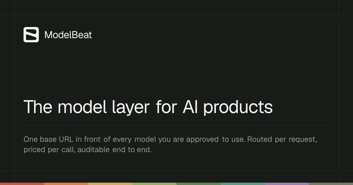 Modelbeat header image