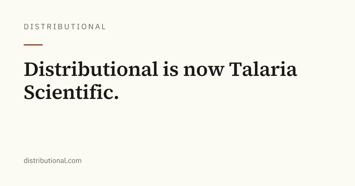 Distributional, Inc.
