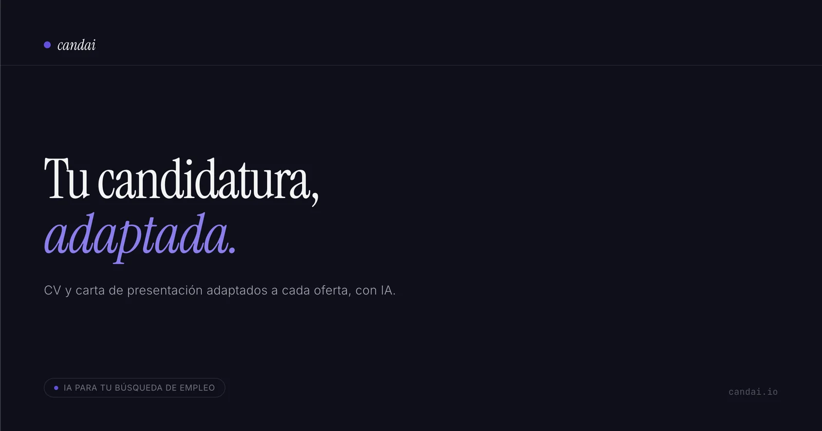 Candai header image