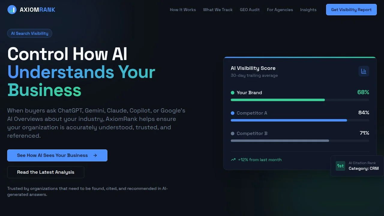 Axiomrank header image