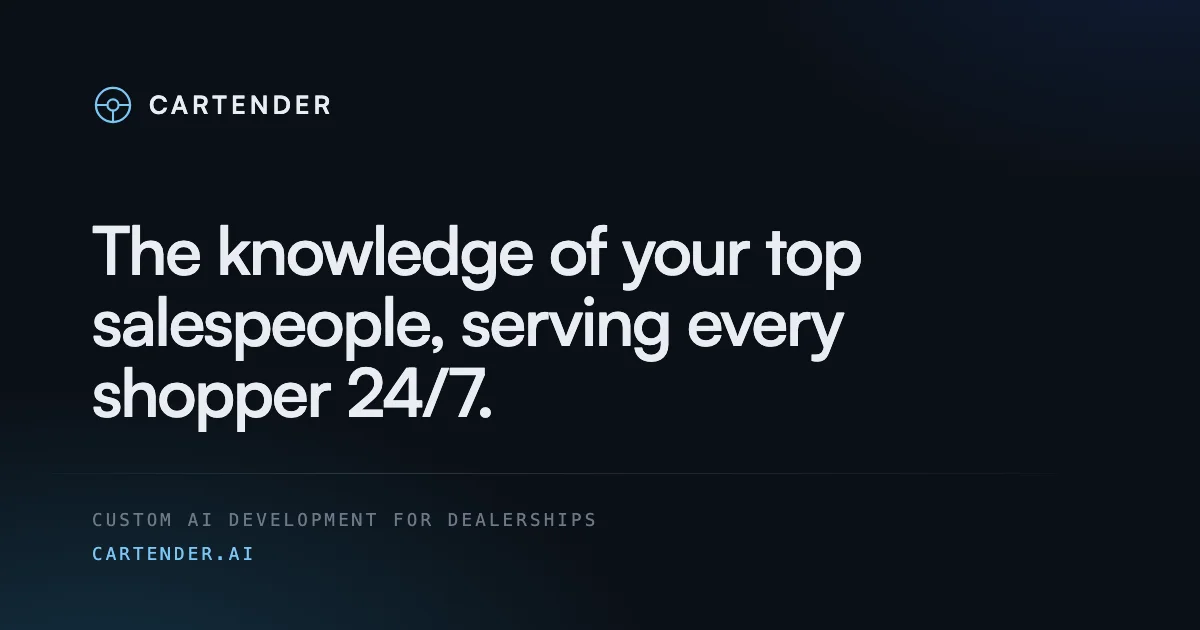 Cartender header image