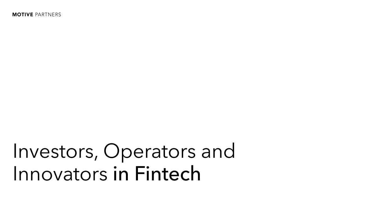 Motive Partners header image