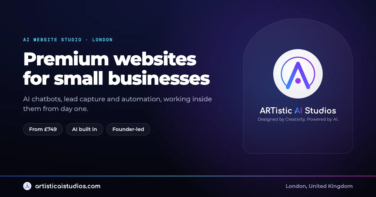 Artistic AI Studios header image
