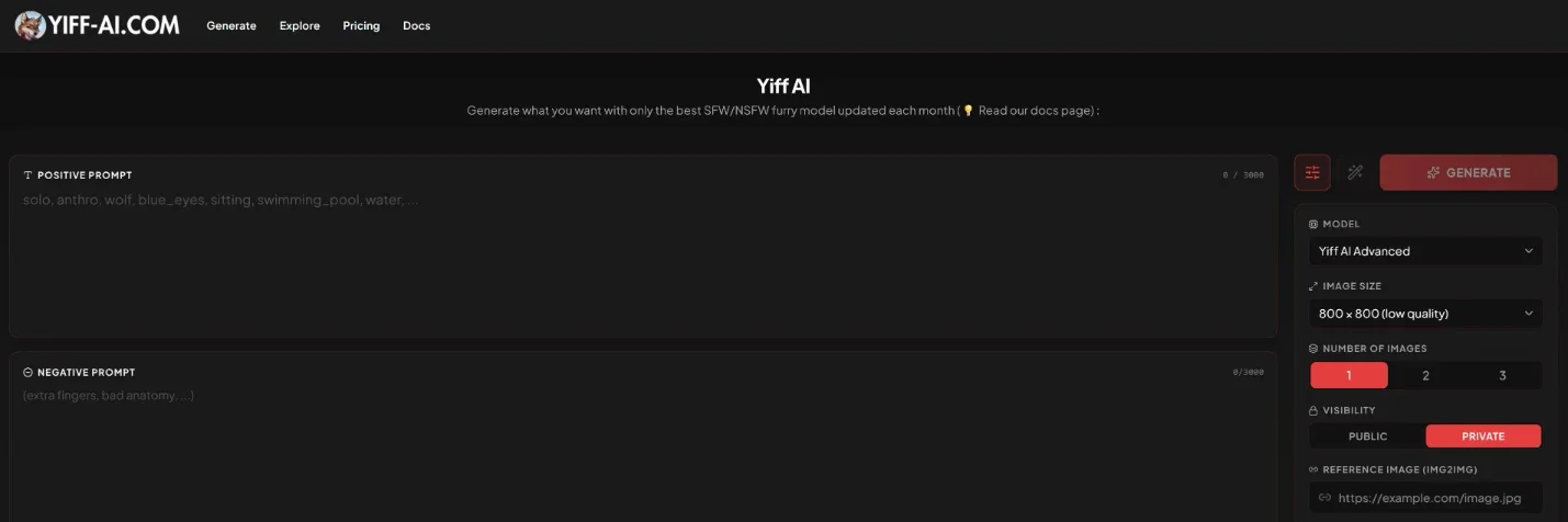 Yiff AI header image